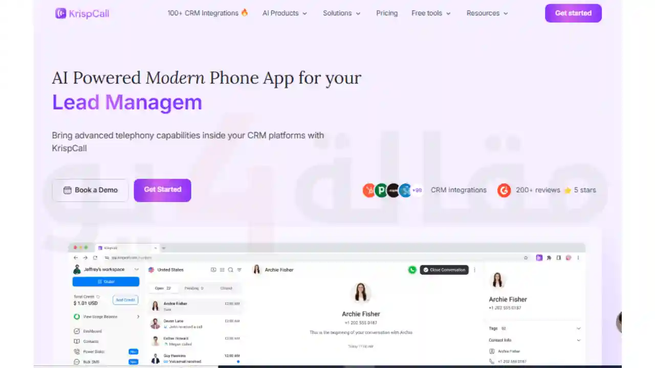 الحصول على رقم مغربي وهمي Krispcall