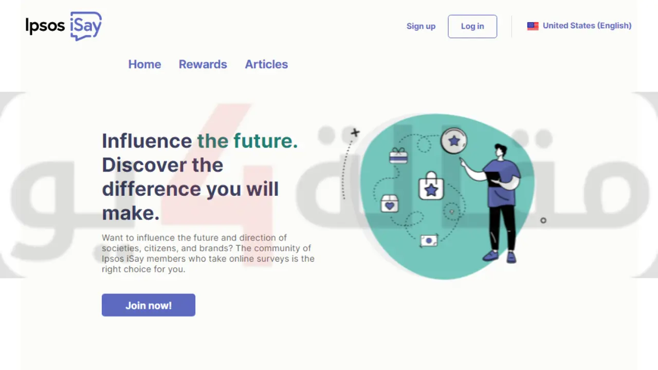 موقع Ipsos iSay لربح المال من مشاهدة الاعلانات