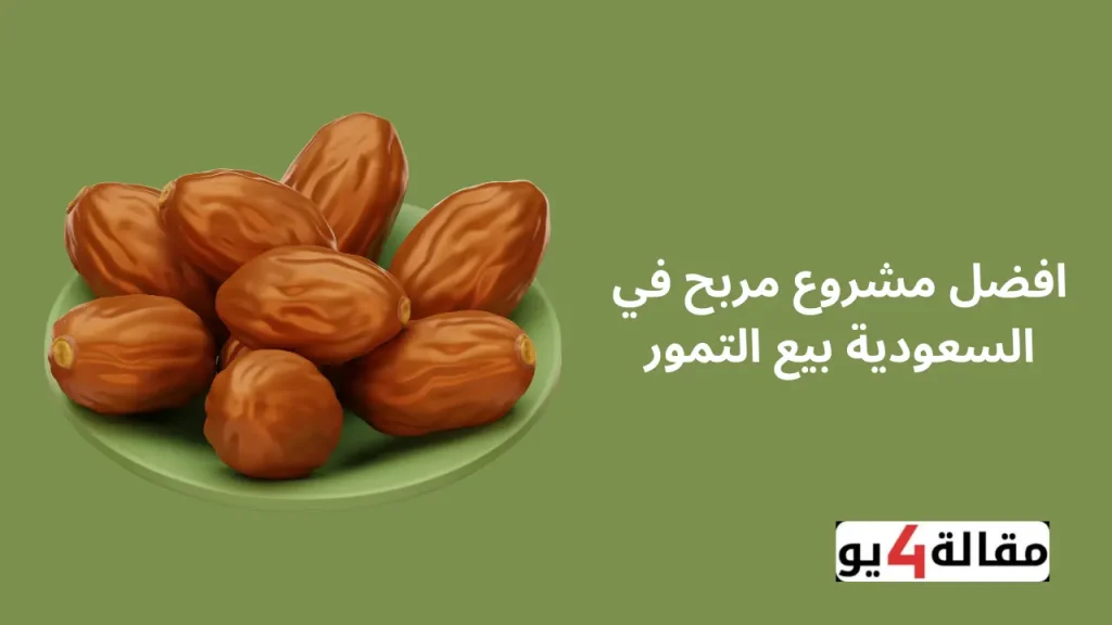 افضل مشروع مربح في السعودية بيع التمور